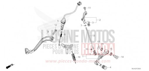 PEDALE CRF1100A4R de 2024